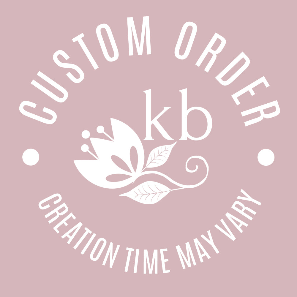 Sheena Hairpiece lace, small flowers and hand beaded - Color options, cream, ivory, white or blush pink