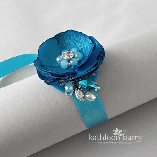 Dainty wrist corsage custom colors to order - Matric dance Prom