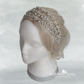 Leah triple strand headband crystal, pearl and rhinestone - Gold, Silver or rose gold options