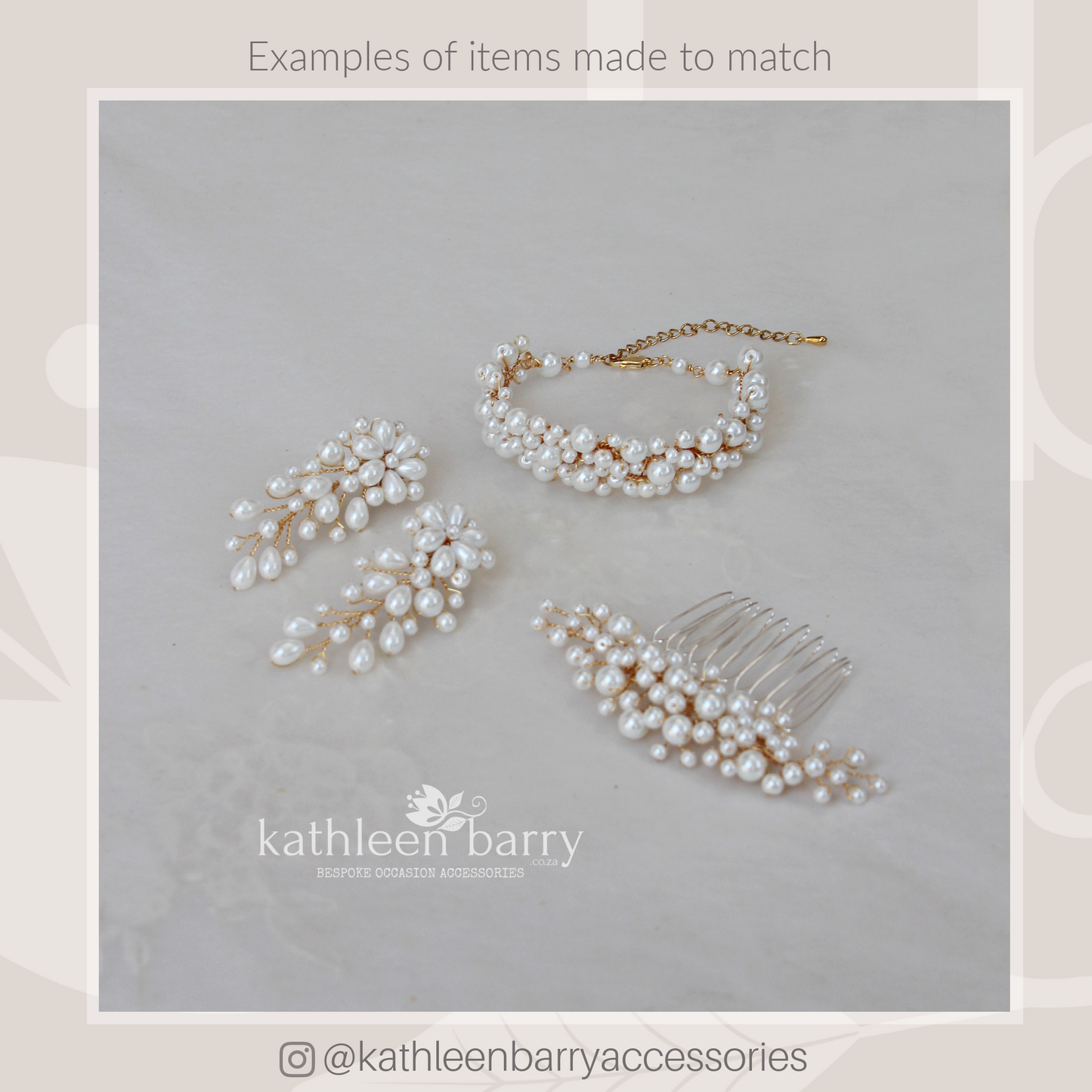 Pearl bracelet available in 3 pearl colors - Silver, gold or rose gold finish options STYLE : Lelani