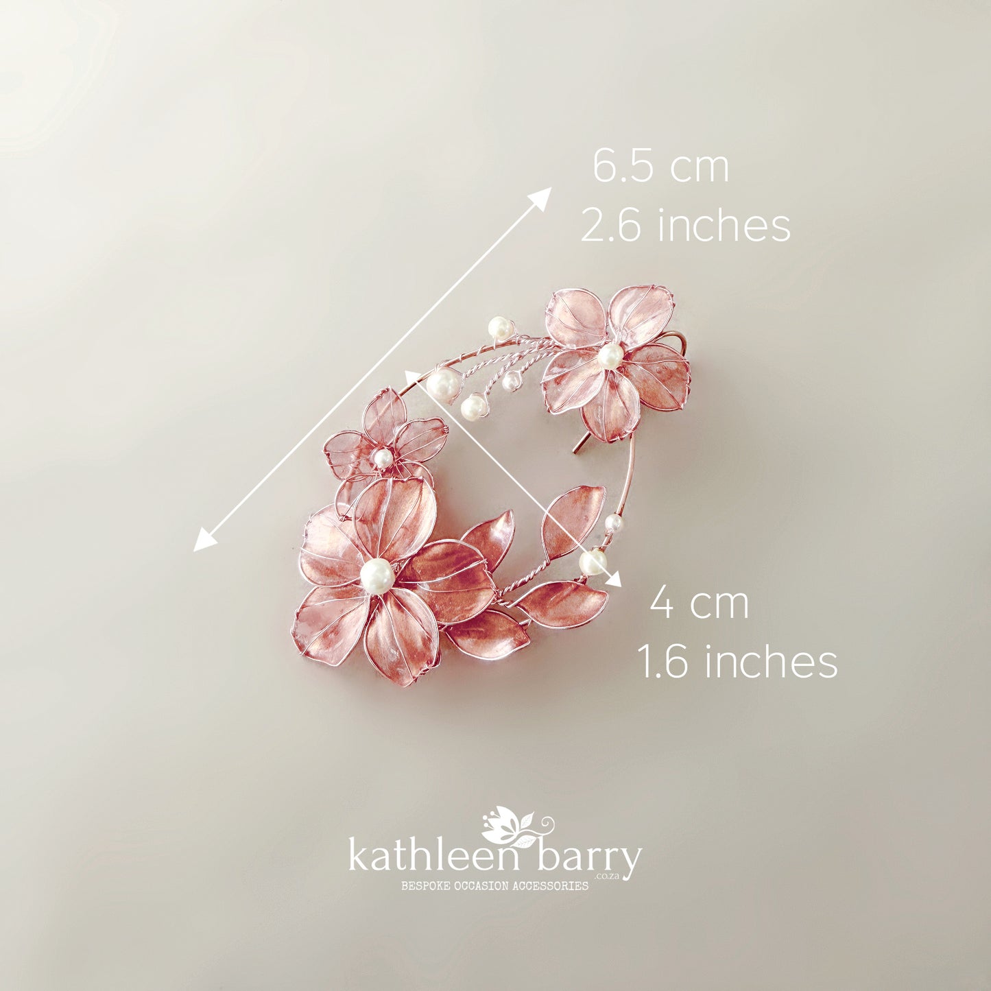 Modern Floral Hoop Earrings – Statement Bridal Wedding Earrings, Lightweight Resin - Custom finishes available