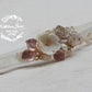 Danielle heirloom garter set (or individually) - Rose gold, champagne color options available