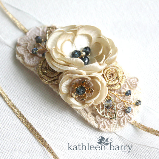 wrist corsage prom gift gold navy online