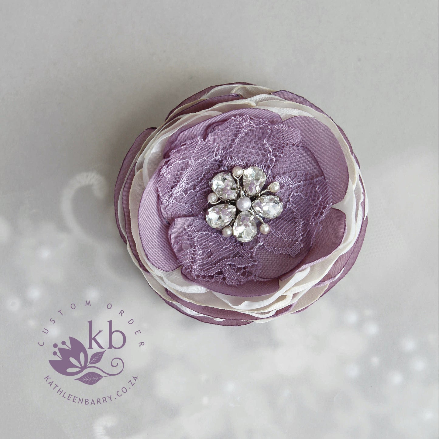 Rose gold dusty pink champagne blush pink - dual purpose hair clip & brooch pin