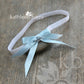 Kristin Bridal tossing garter - assorted colors available, satin bow