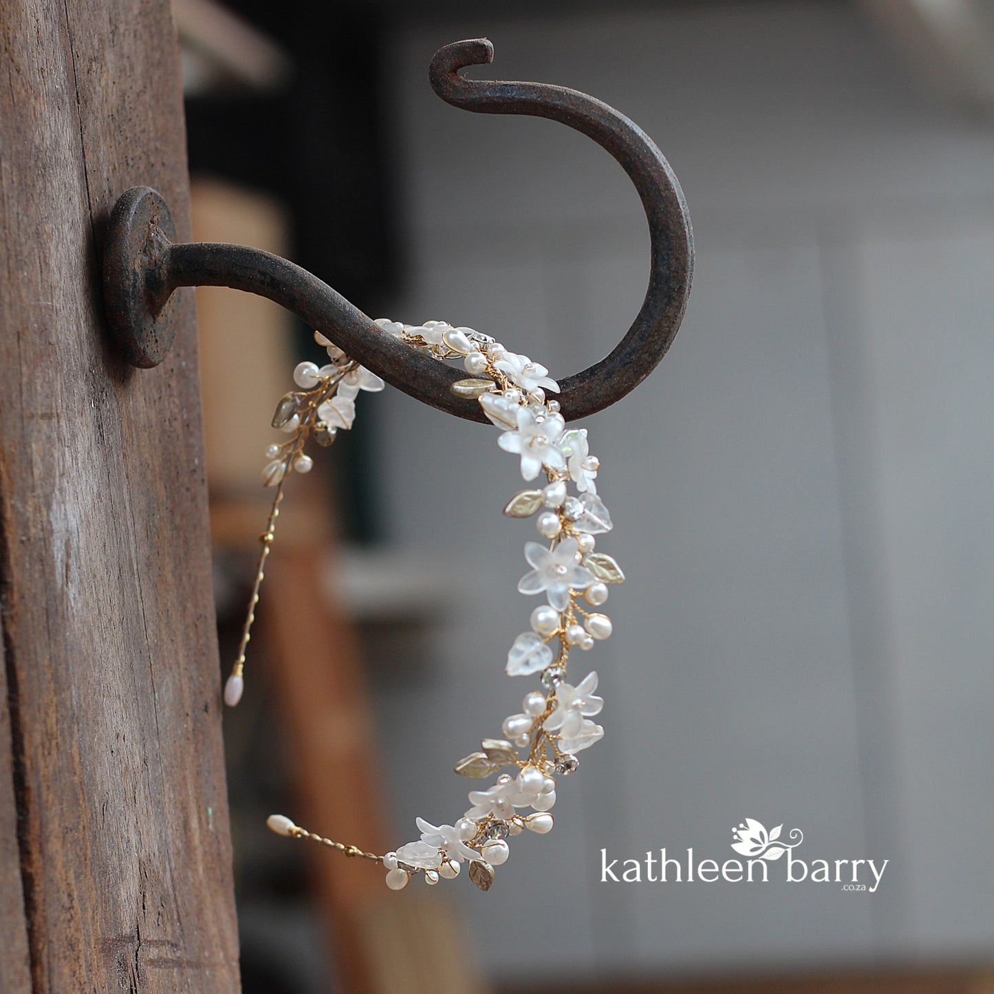 Lucinda floral leaf headband - color options available