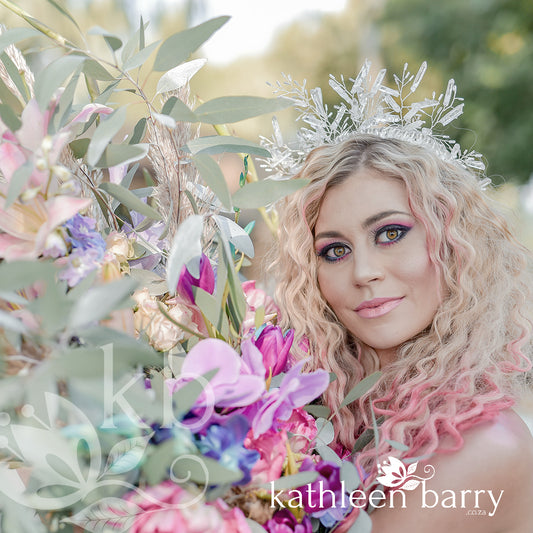 Sonja quartz crystal crown - Silver, gold or rose gold available