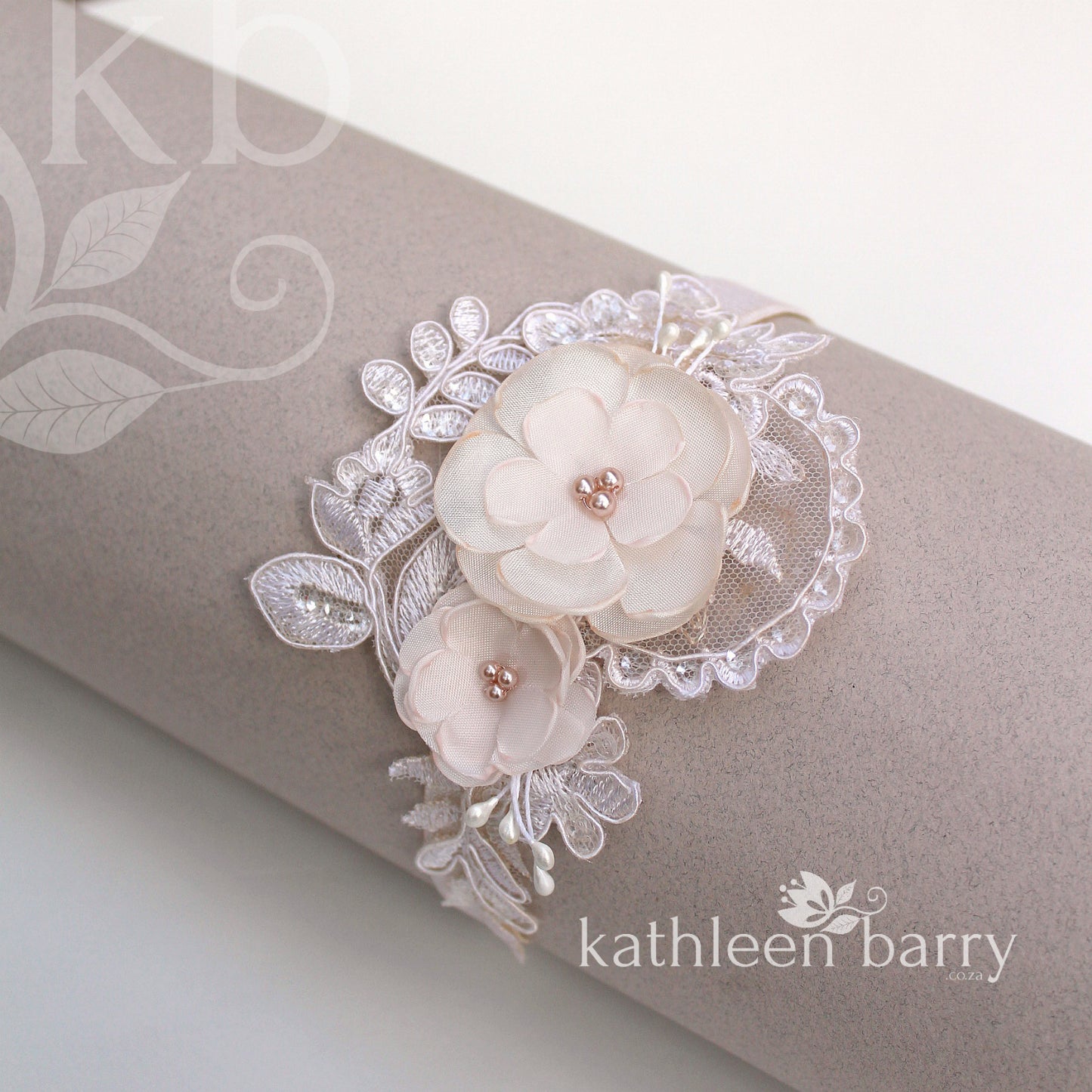 Tamzin Floral lace garter - Color options available