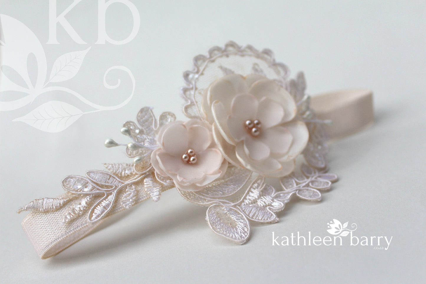 Tamzin Floral lace garter - Color options available
