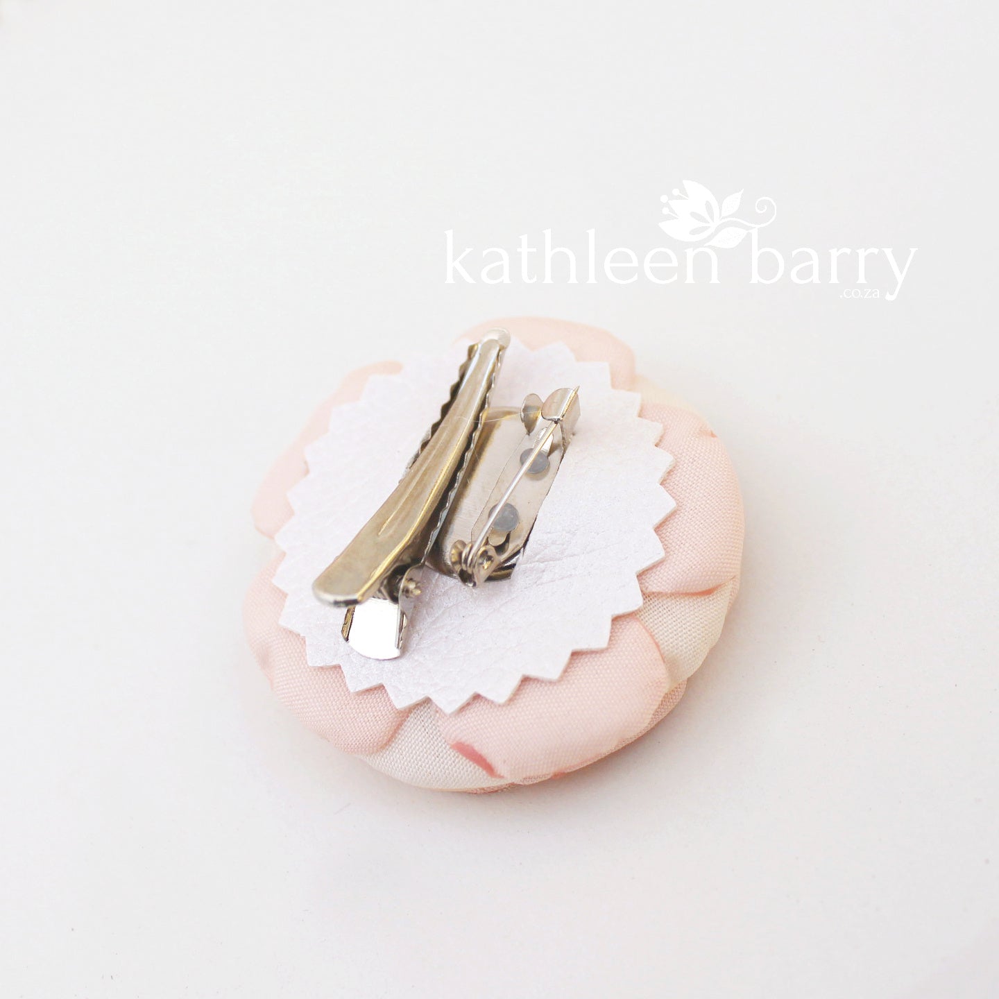 Blush pink hair flower or brooch - Bride, flower girl, bridesmaid, mother of the bride or groom gifts