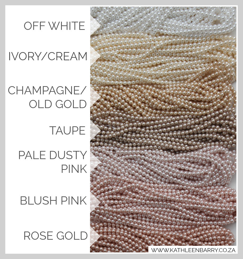 Danielle - Statement floral and pearl hairpiece - color options available