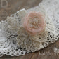 Blush pink Garter  - wedding bridal accessories - Bridal lace - Ivory and blush pink