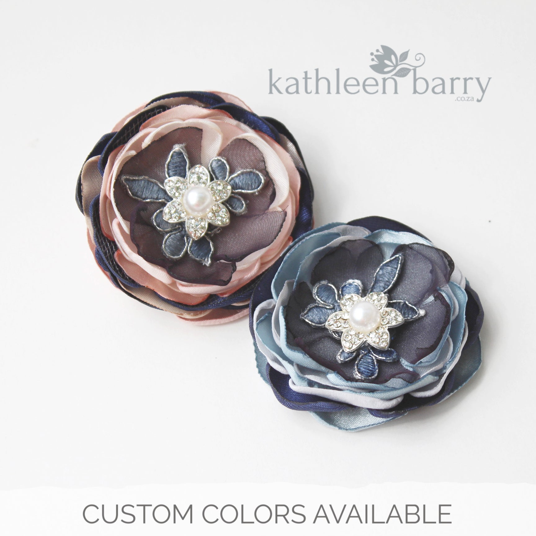 Navy blue brooch 2025