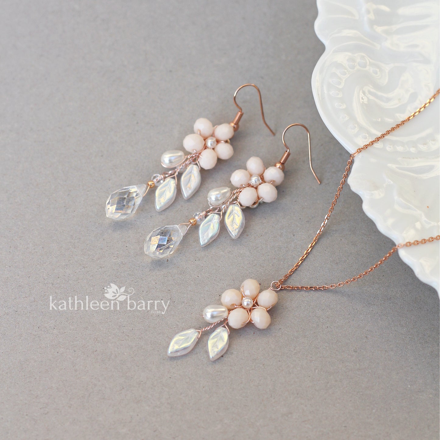 Quinn necklace - Assorted colors and finishes available, Rose gold, gold or silver