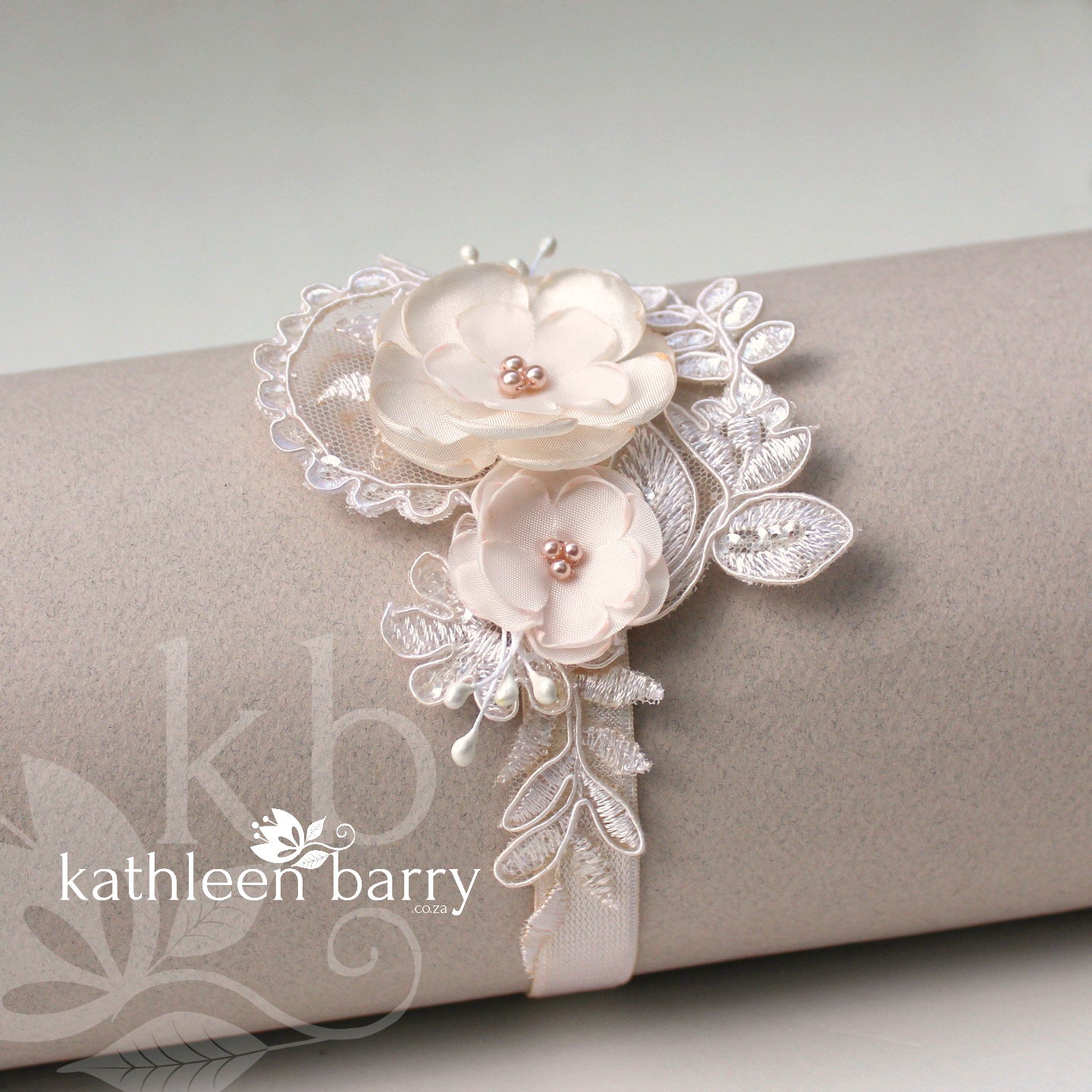 Tamzin Floral lace garter - Color options available