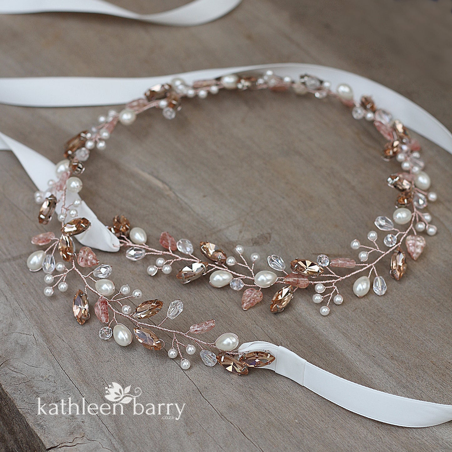 Judith rose gold wedding dress belt - Assorted colors available silver, gold or rose gold finish