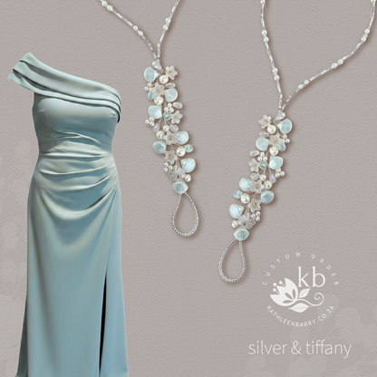 Seashell barefoot sandals, foot jewelry- Beach wedding (pair) custom colours