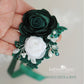 Claydon Everlasting Lace wrist corsage - Custom colors to order