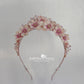 Cosmos flower wedding tiara - brdal crown - assorted colors avilable