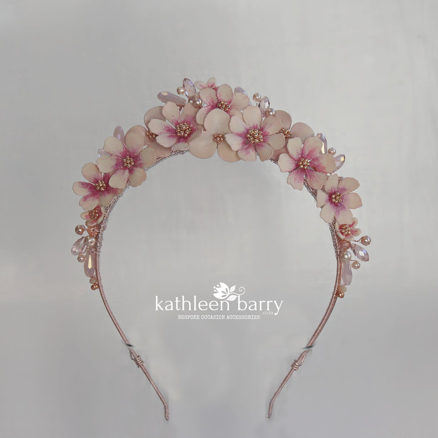 Cosmos flower wedding tiara - bridal crown - assorted custom colors avilable