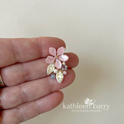 Gisela dainty floral stud earrings - custom colors to order STYLE Gisela