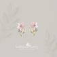 Gisela dainty floral stud earrings - custom colors to order STYLE Gisela