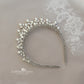 Janke crystal Rhinestone & pearl tiara / crown