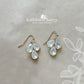Jessica Rhinestone Earrings and necklace set (or individually) - gold or silver - assorted Rhinestone colors available