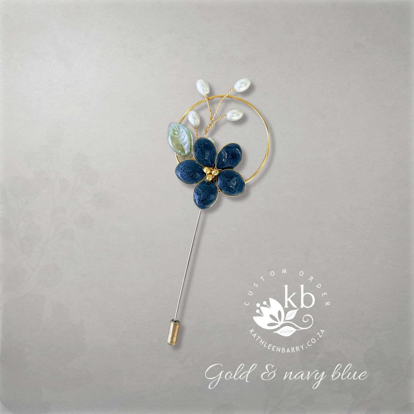 Heirloom boutonniere - Lapel pin - suit brooch (sold individually) Groom, groomsmen, Prom