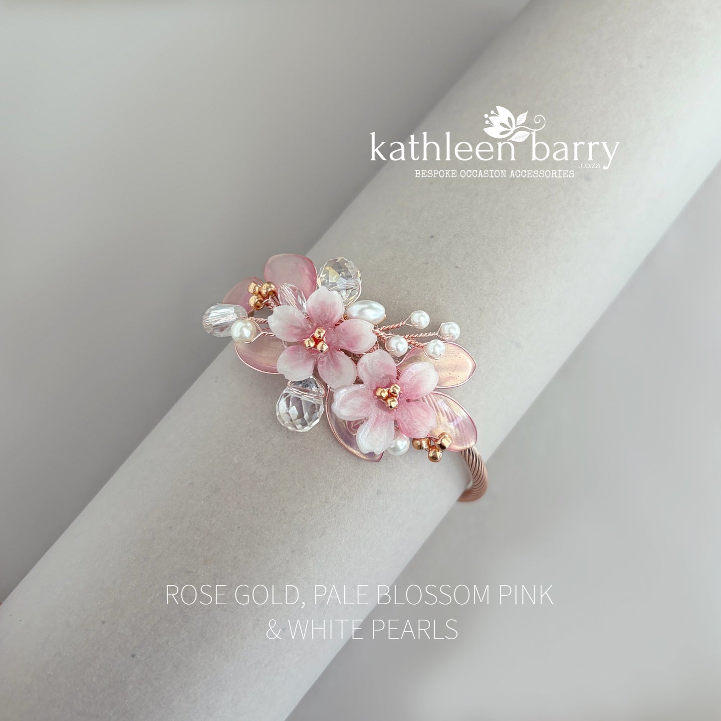 Sakura Cherry Blossom Bracelet - Gold, silver or rose-gold colors to order