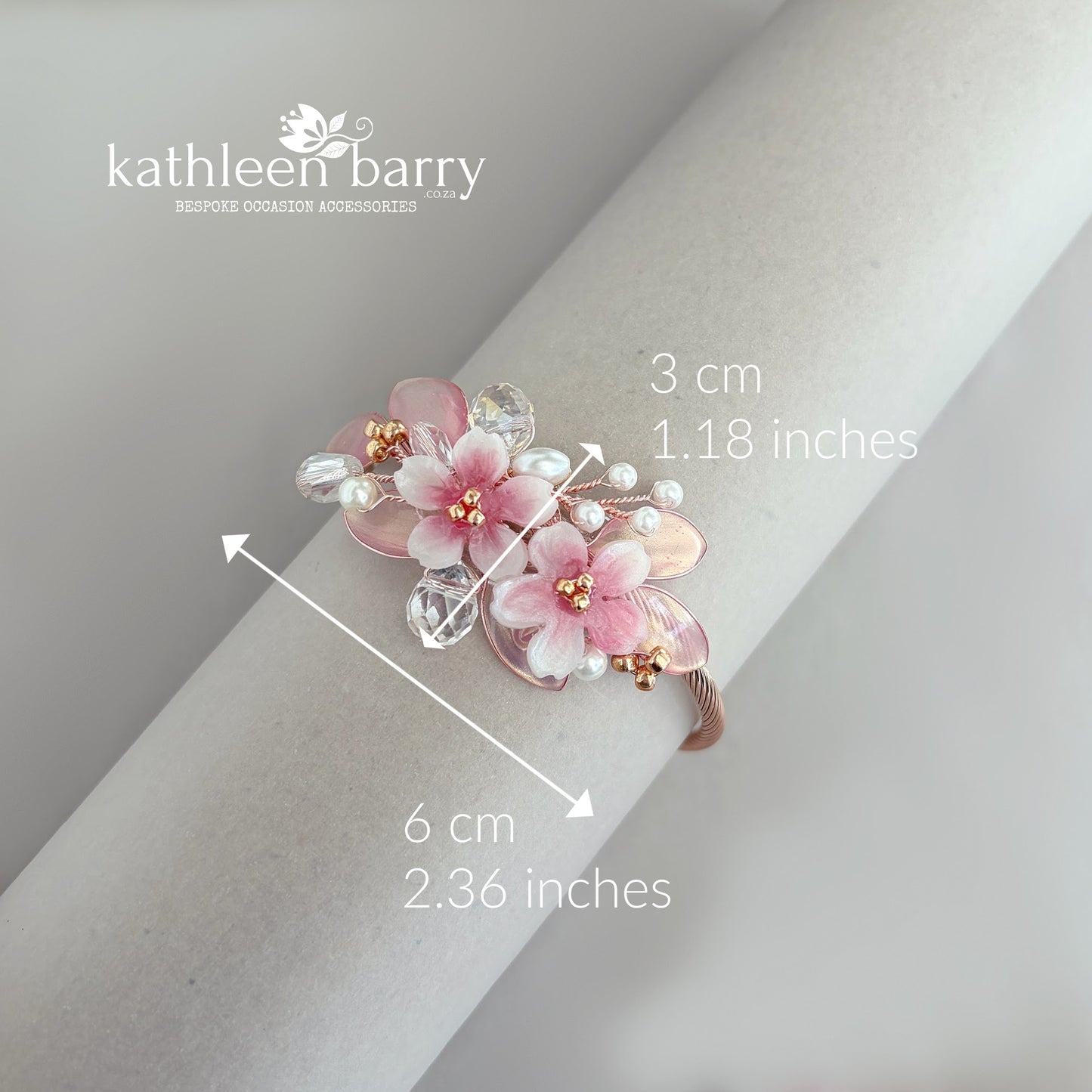 Sakura Cherry Blossom Bracelet - Gold, silver or rose-gold colors to order