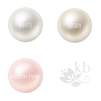 Carly Hair vine - crystal and pearl - available in silver, gold, rose gold plated finish