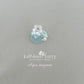 Artisan-Crafted Resin Sea Glass Stud Earrings – Handmade with Pearls and Rhinestones - Custom colors to order