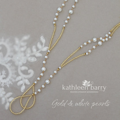 Cherize Barefoot Jewellery Sandals for Brides and bridal party - (Pair) Available in Rose gold, gold or silver