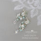 Christine earrings - Blush Pink or Off-white - Rose gold, pale gold or silver