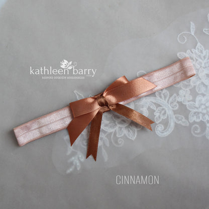 Coba custom color heirloom garter set (or individually) - Custom colors to order