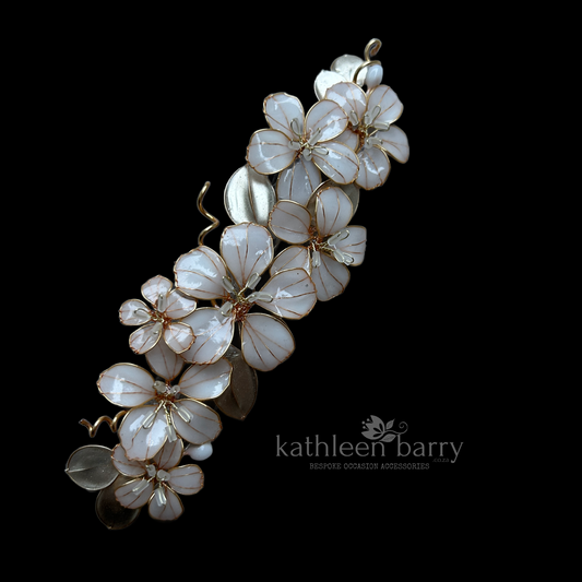 Custom Groom Lapel Pin / Boutonniere Brooch – Modern Floral Design