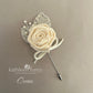 Boutonniere or corsage - lapel pin - color options available - everlasting sold individually