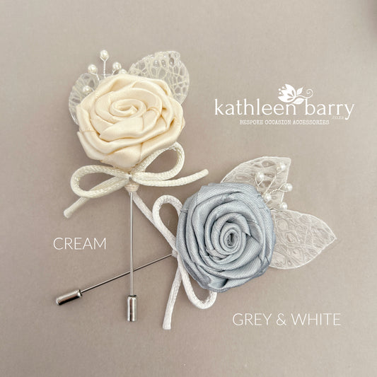 Boutonniere or corsage - lapel pin - color options available - everlasting sold individually