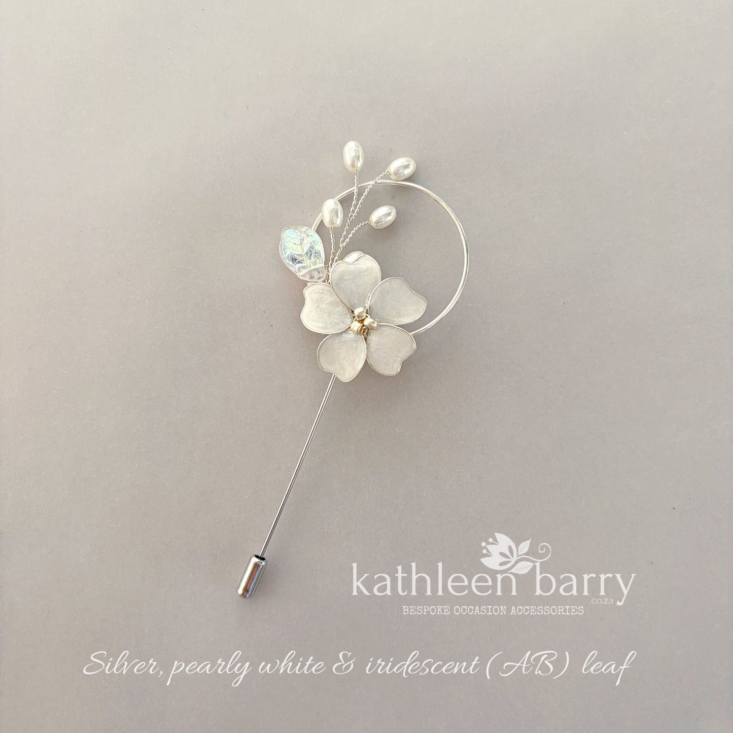Heirloom boutonniere - Lapel pin - suit brooch (sold individually) Groom, groomsmen, Prom