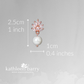 Cubic Zirconia Leaf Wedding Earrings with pearl drop – Rose Gold Finish only STYLE: Abby