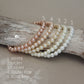 Linda Pearl Stacking Bracelet - Bridesmaid retinue gift assorted pearl colors available (sold individually)