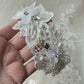 Diana Bridal lace headpiece - head band  - wedding headband bandeau