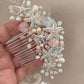 Starfish and shell wedding hair comb - Two tone color - sea starfish beach bridal hair accessories - color options available STYLE: ingrid