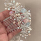 Starfish and shell wedding hair comb - Two tone color - sea starfish beach bridal hair accessories - color options available STYLE: ingrid