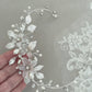 Megs dual style headband / vine wedding hairpiece floral bridal hairpiece