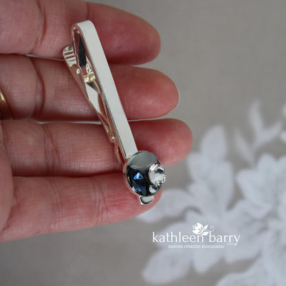 Rhinestone Tie pin / clip formal wear groom / prom / Matric dance