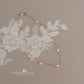 Dainty Pearl Linked Chain Necklace – Sterling silver, Gold or rose gold plated, two length options