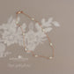 Dainty Pearl Linked Chain Necklace – Sterling silver, Gold or rose gold plated, two length options