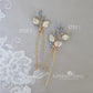 Jocelyn hair pin set or individually - assorted color & metallic options available